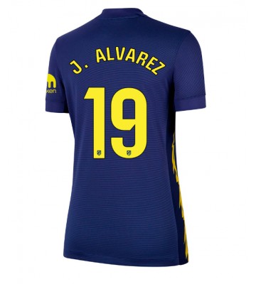 Atletico Madrid Julian Alvarez #19 Udebanetrøje Dame 2025-26 Kortærmet